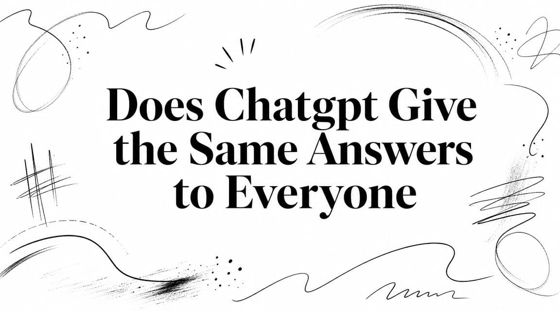 Does Chatgpt Give the Same Answers to Everyone