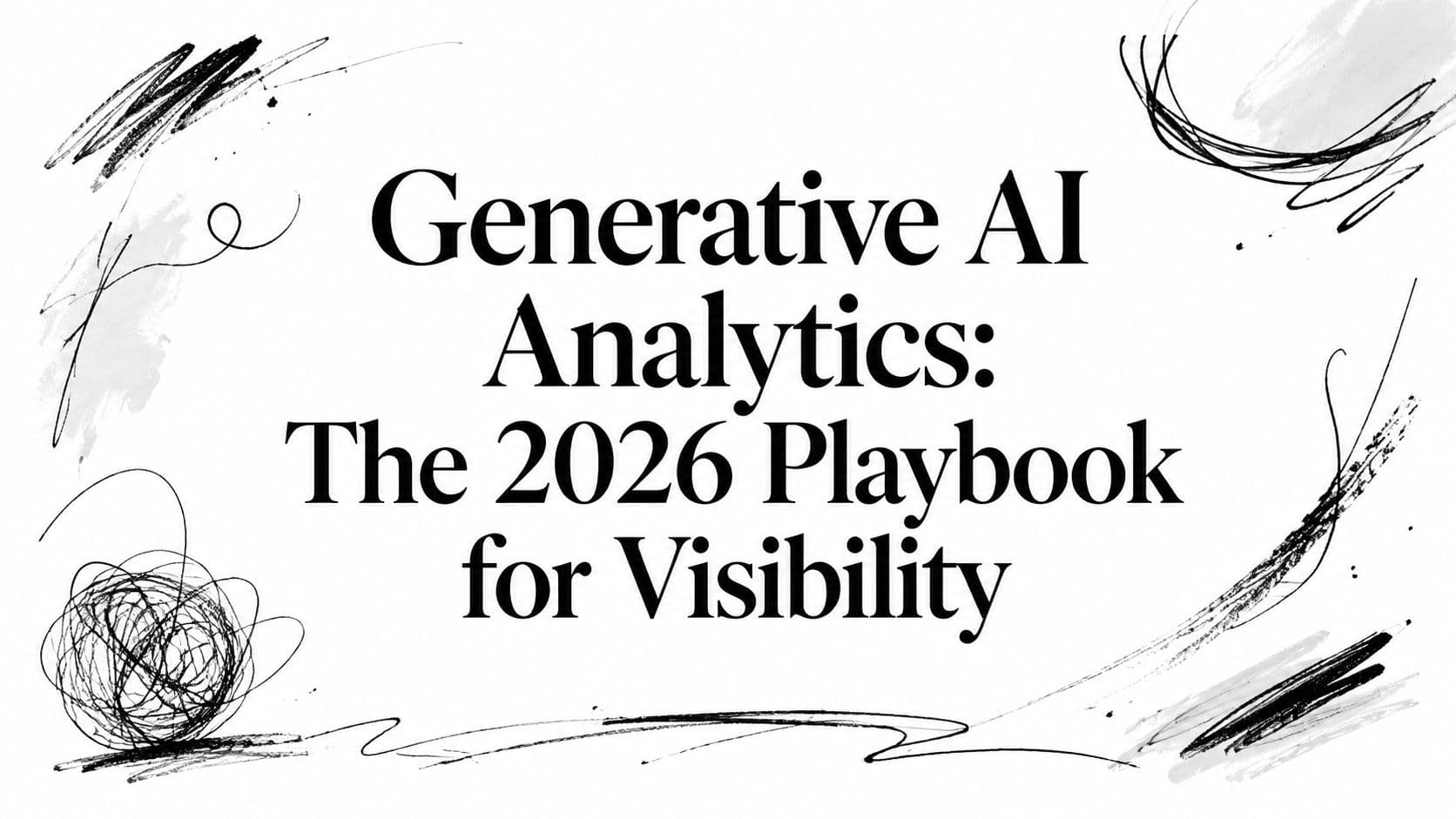 Generative AI Analytics: The 2026 Playbook for Visibility