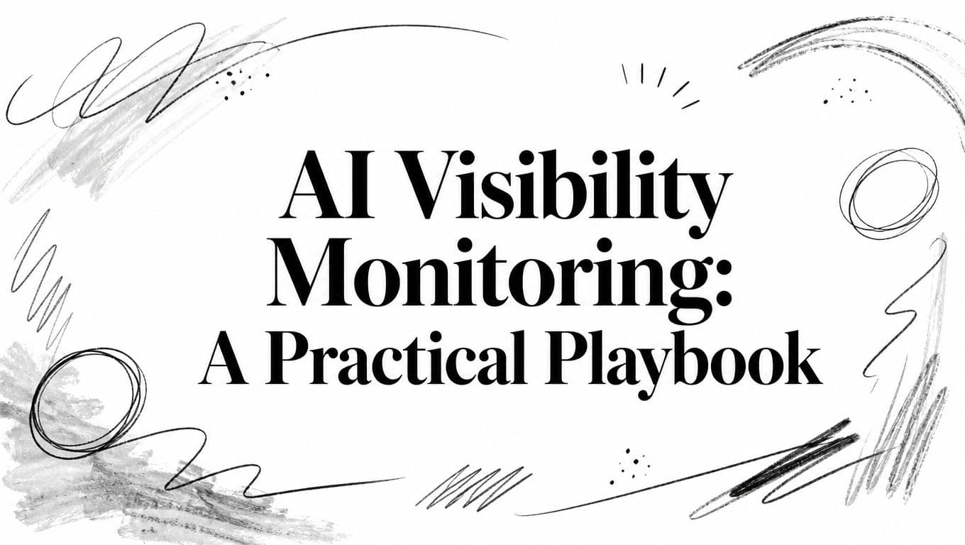 AI Visibility Monitoring: A Practical Playbook