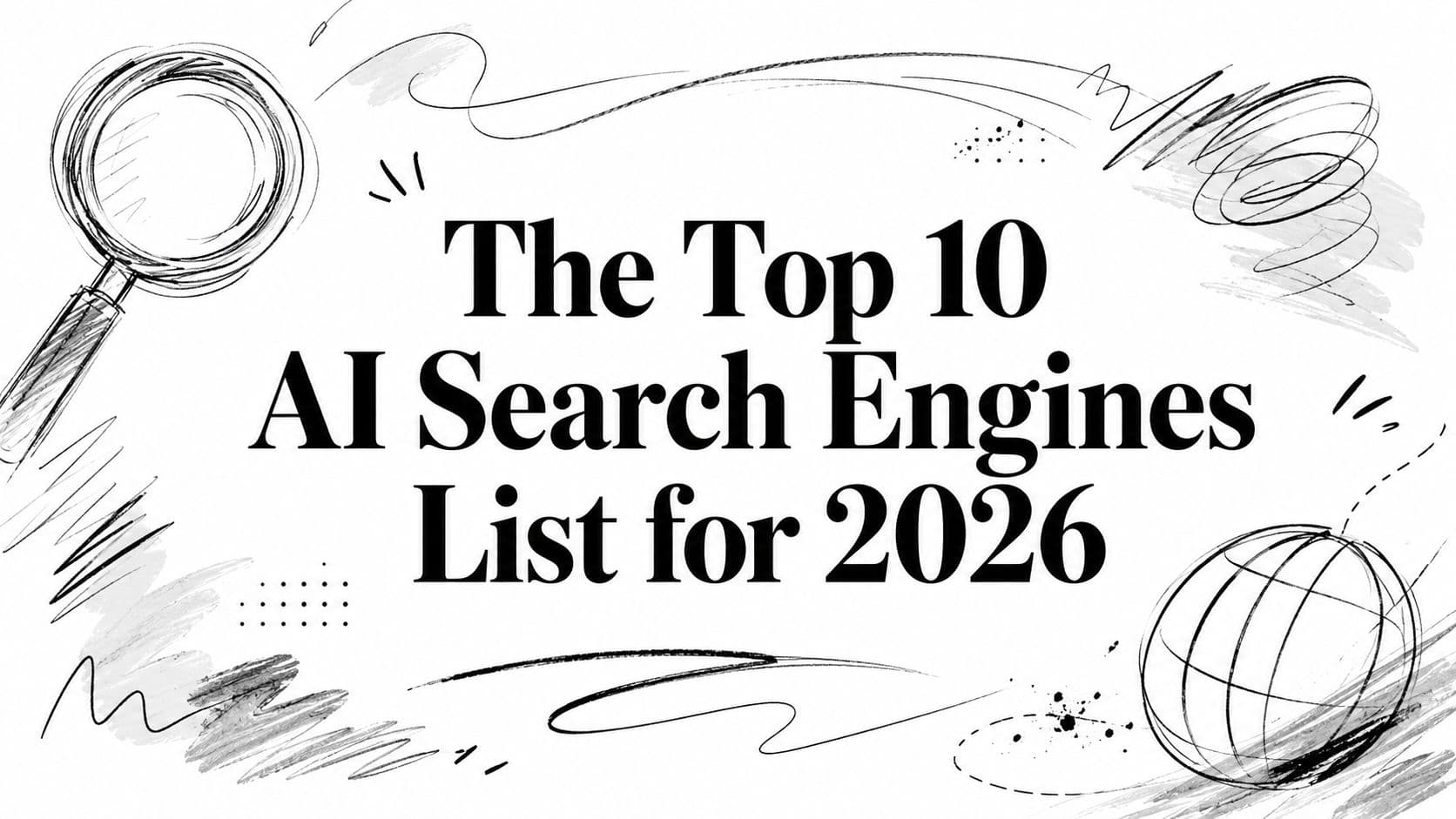 The Top 10 AI Search Engines List for 2026